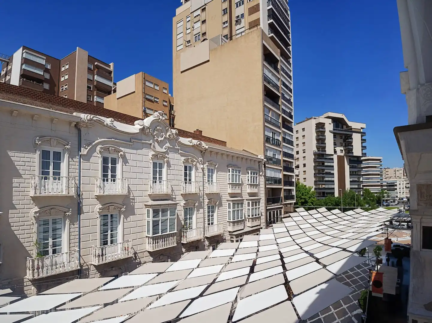 Vista exterior de Piso de alquiler en Cartagena con Aire acondicionado, Calefacción y Parquet