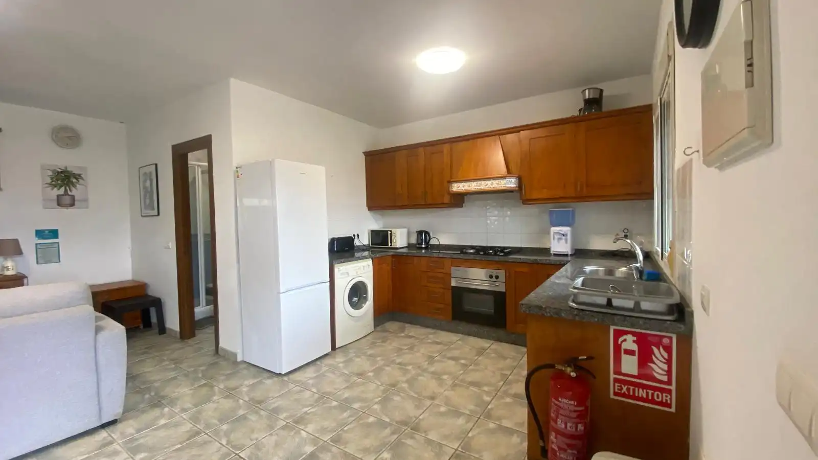 Küche von Haus oder Chalet zum Verkauf in Coín mit Klimaanlage, Privatgarten und Terrasse