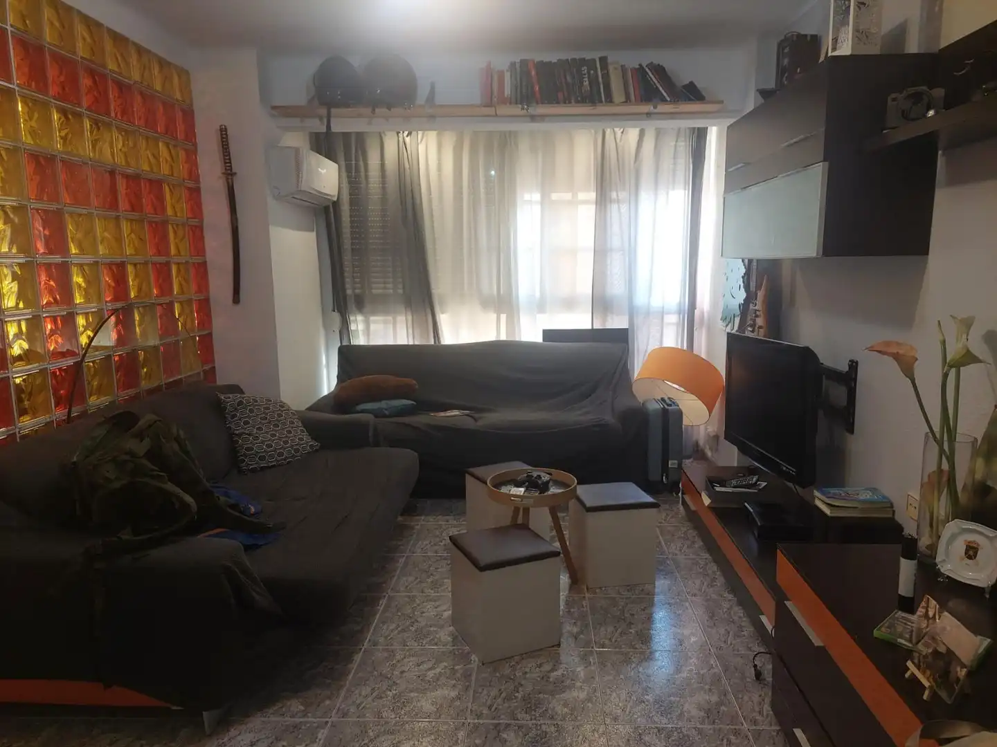 Sala de estar de Piso en venta en Silla con Terraza