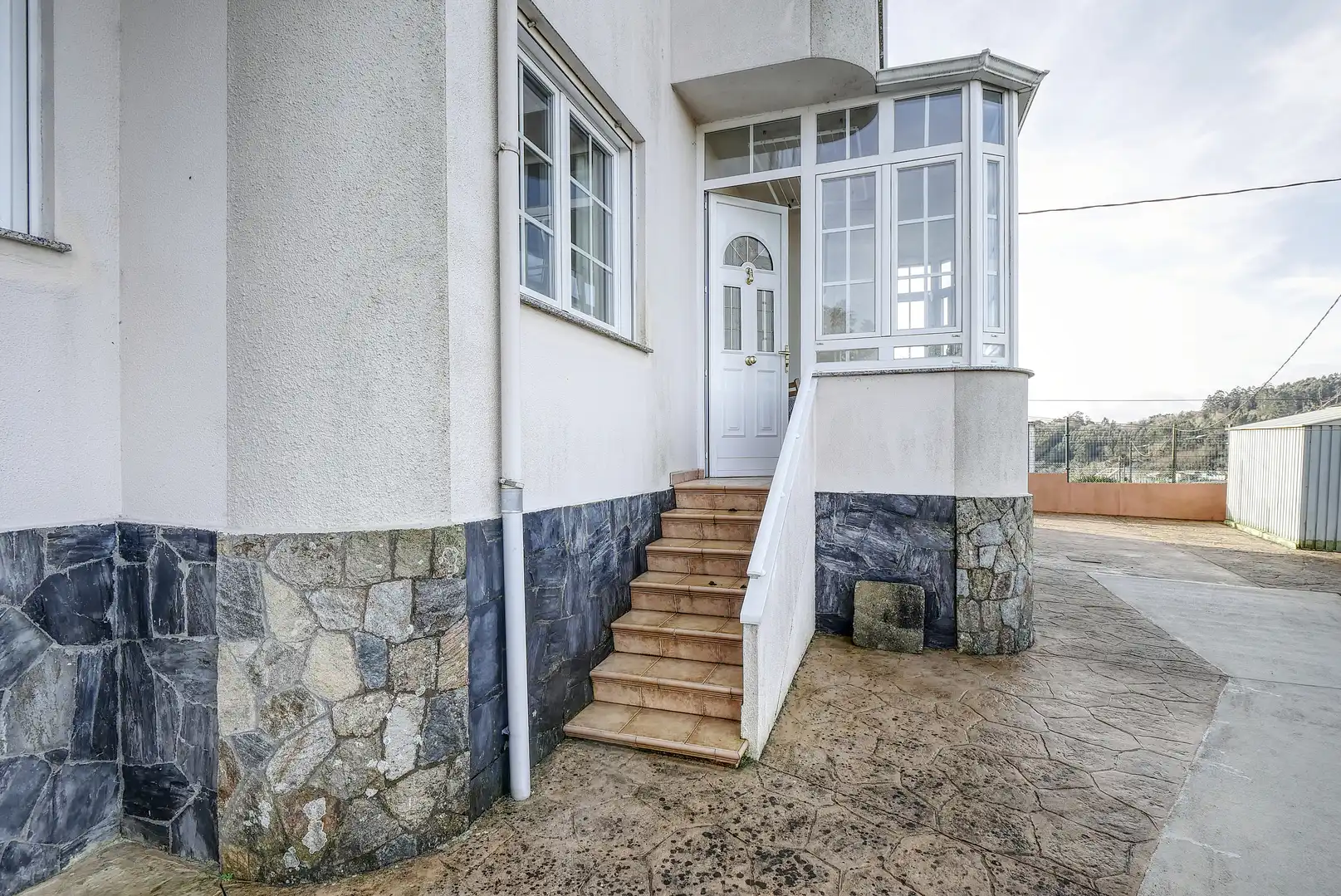 Vista exterior de Casa o chalet en venta en Bergondo con Calefacción, Jardín privado y Horno