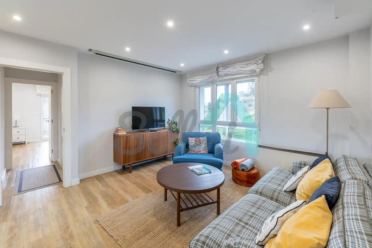 Sala de estar de Piso en venta en Carreño con Calefacción, Terraza y Amueblado