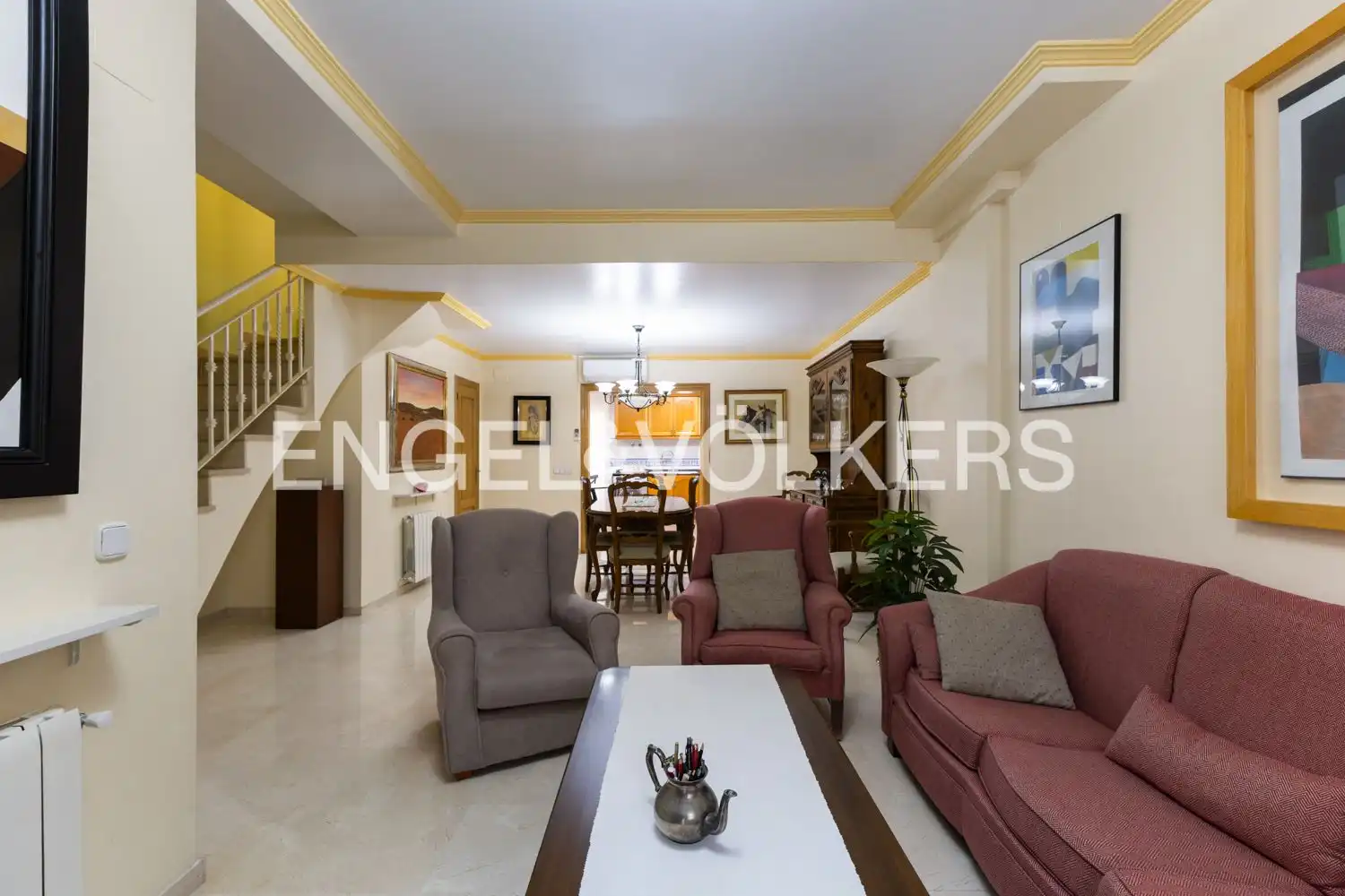 Living room of Houses for rent in Valencia  with Air Conditioner, Heating and Terrace
