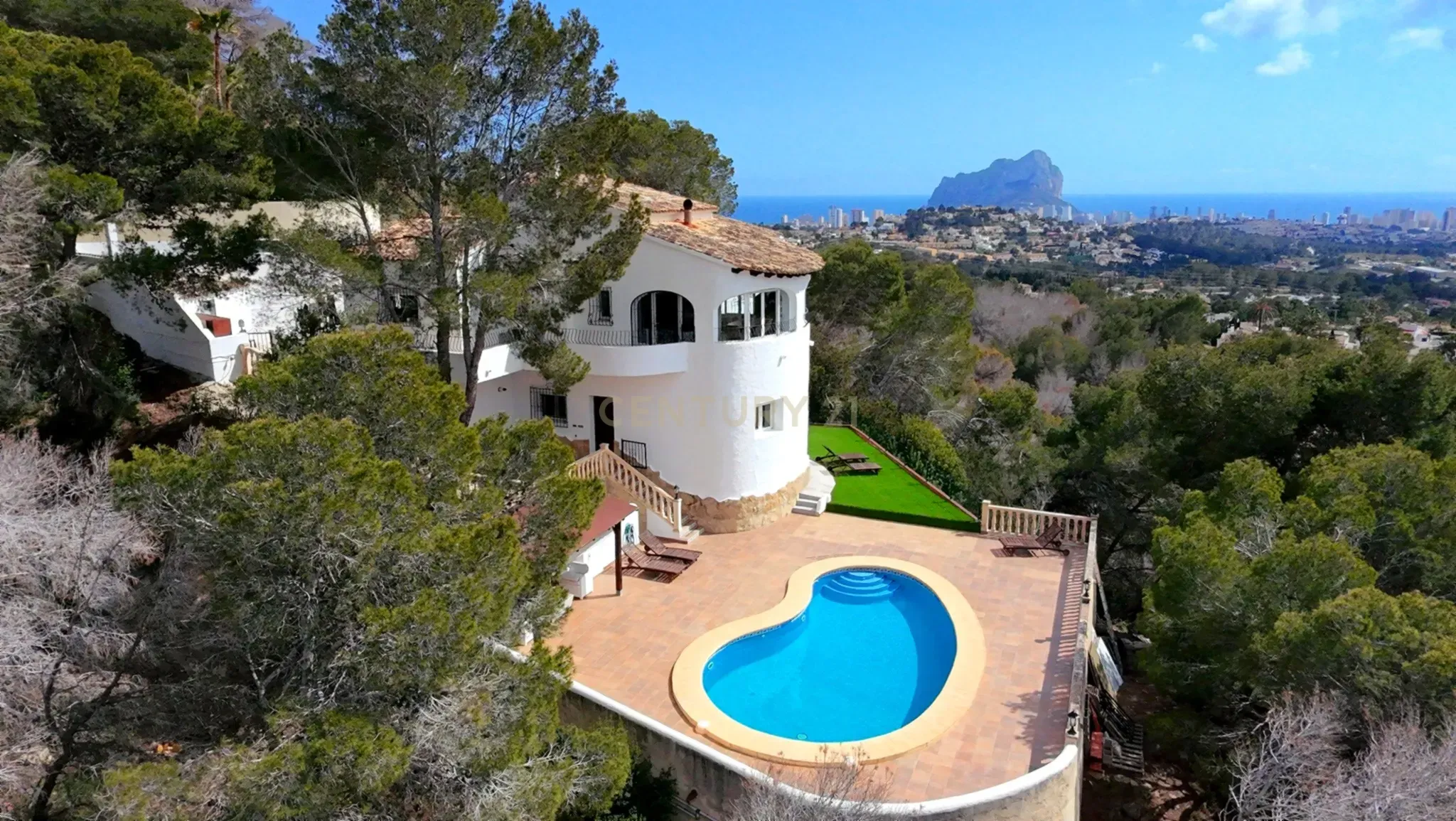 Exterior view of House or chalet for sale in Calpe / Calp  with Air Conditioner, Private garden and Storage room