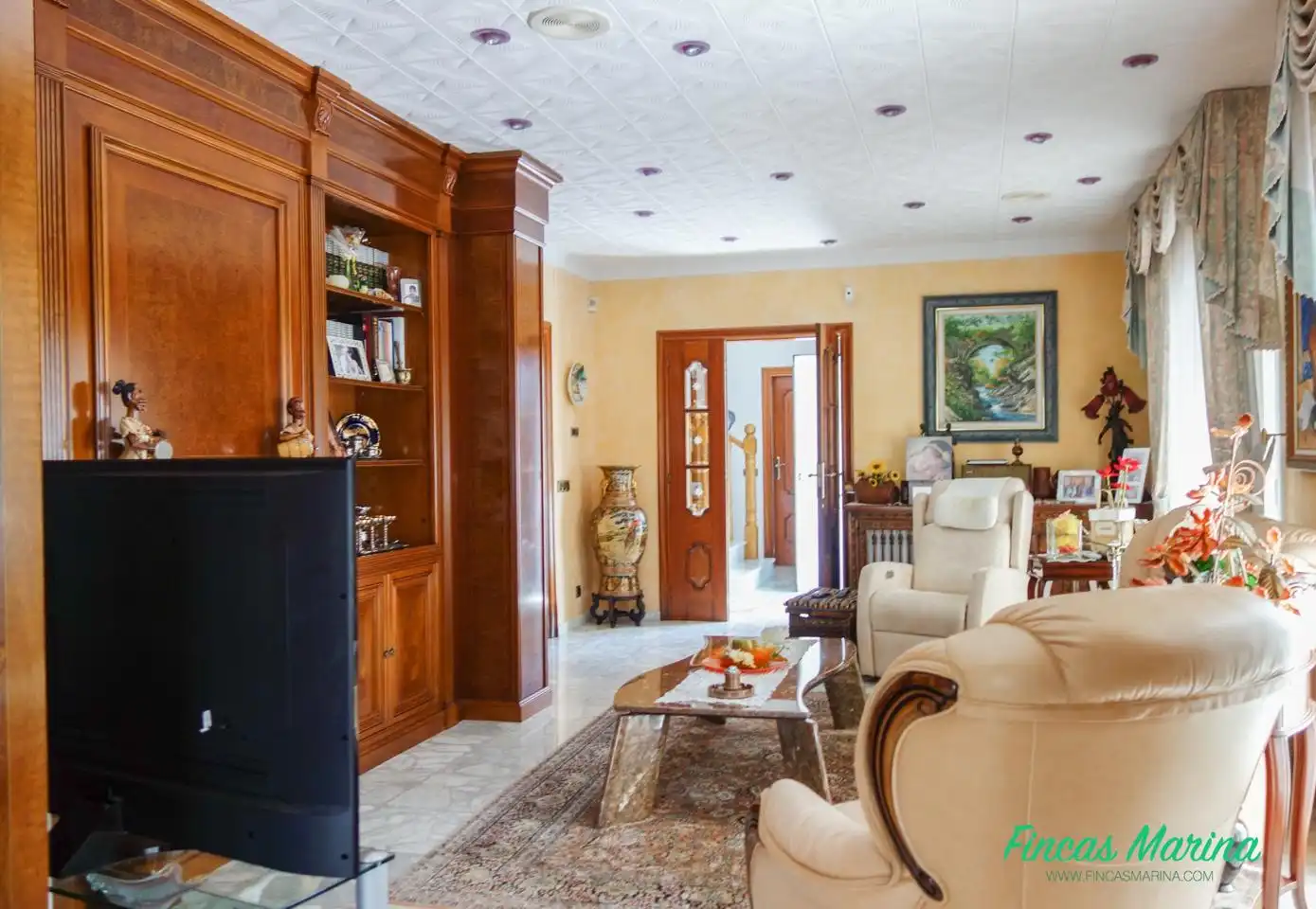 Living room of Houses for sale in Gavà  with Heating, Private garden and Parquet flooring
