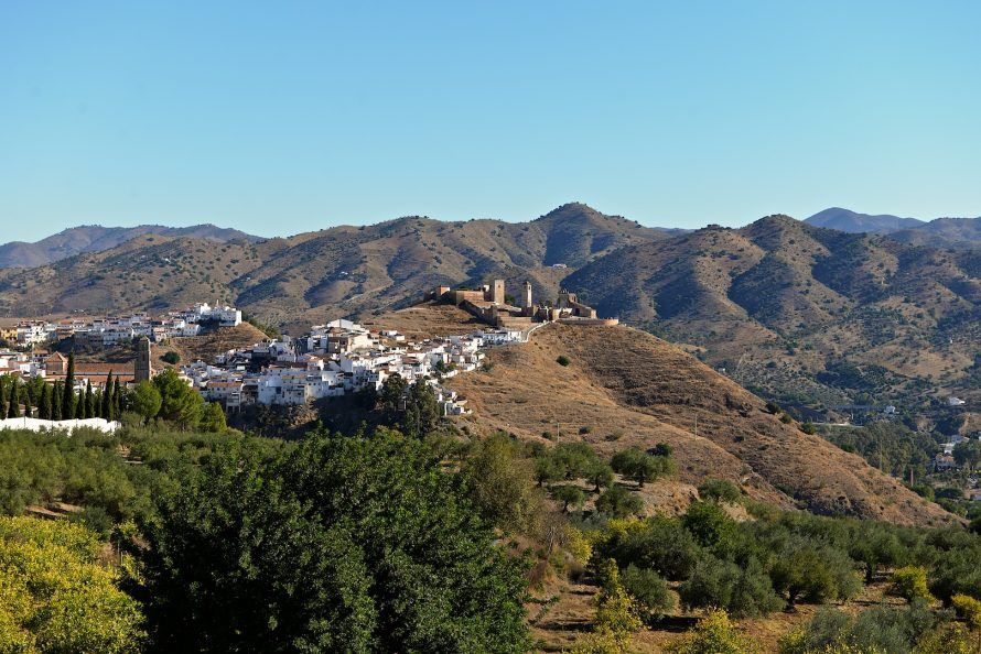 Exterior view of House or chalet for sale in Álora  with Private garden and Swimming Pool