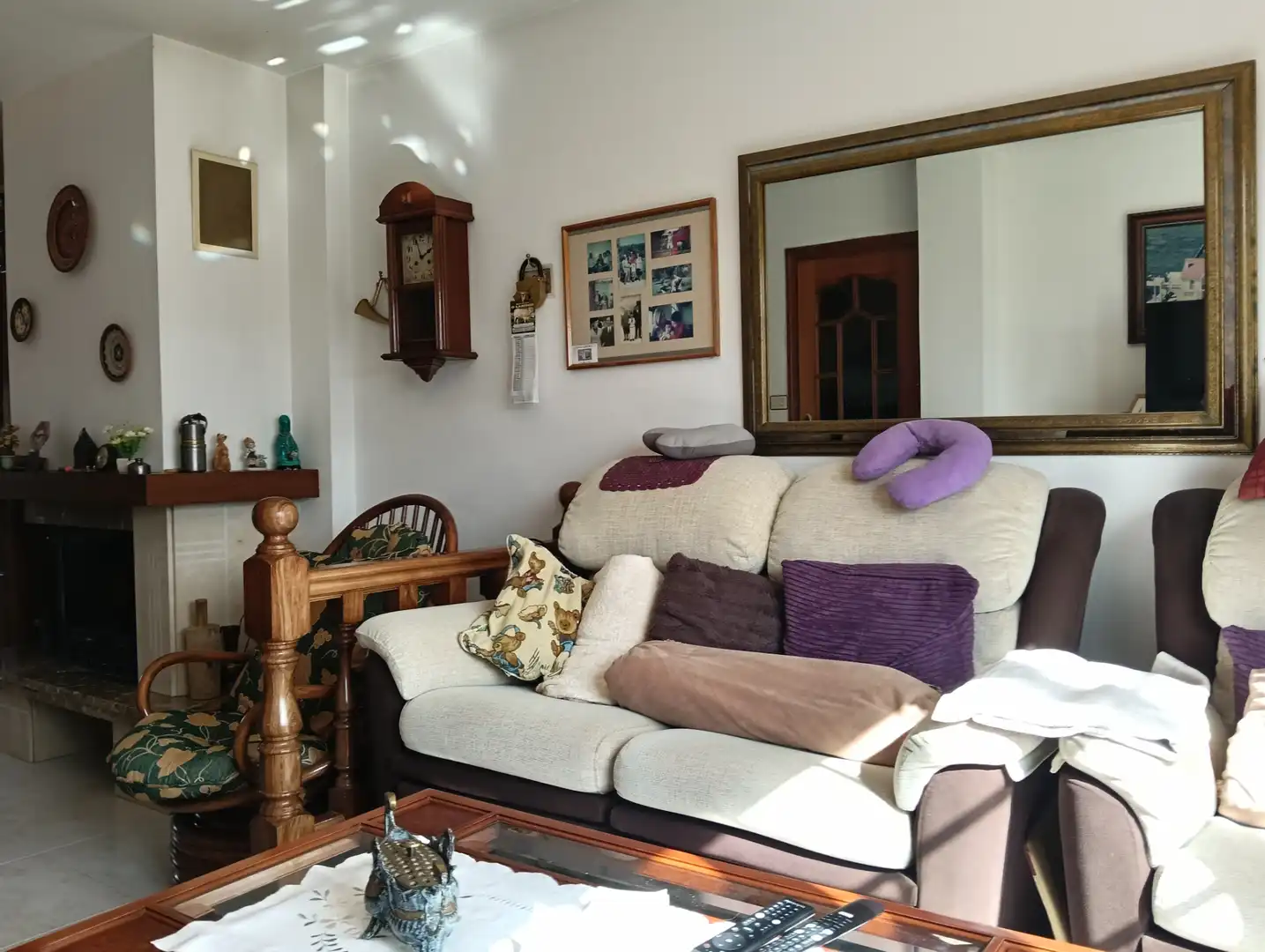 Sala de estar de Casa o chalet en venta en Oza dos Ríos con Calefacción, Jardín privado y Terraza