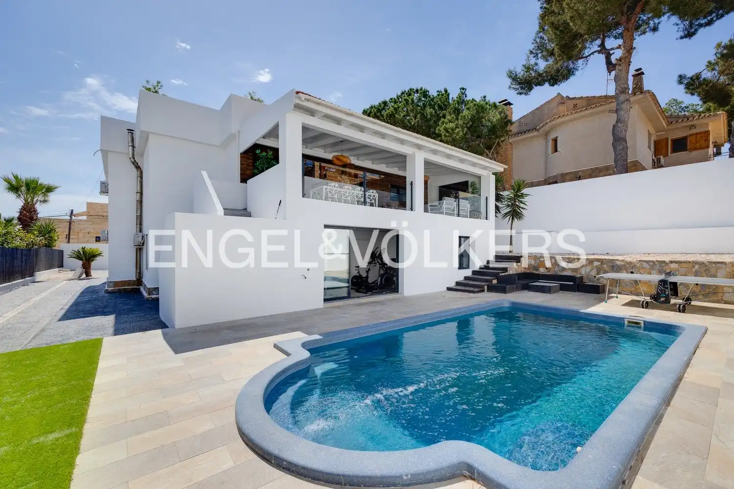 Exterior view of Country homes for sale in Torrevieja  with Air Conditioner, Heating and Private garden