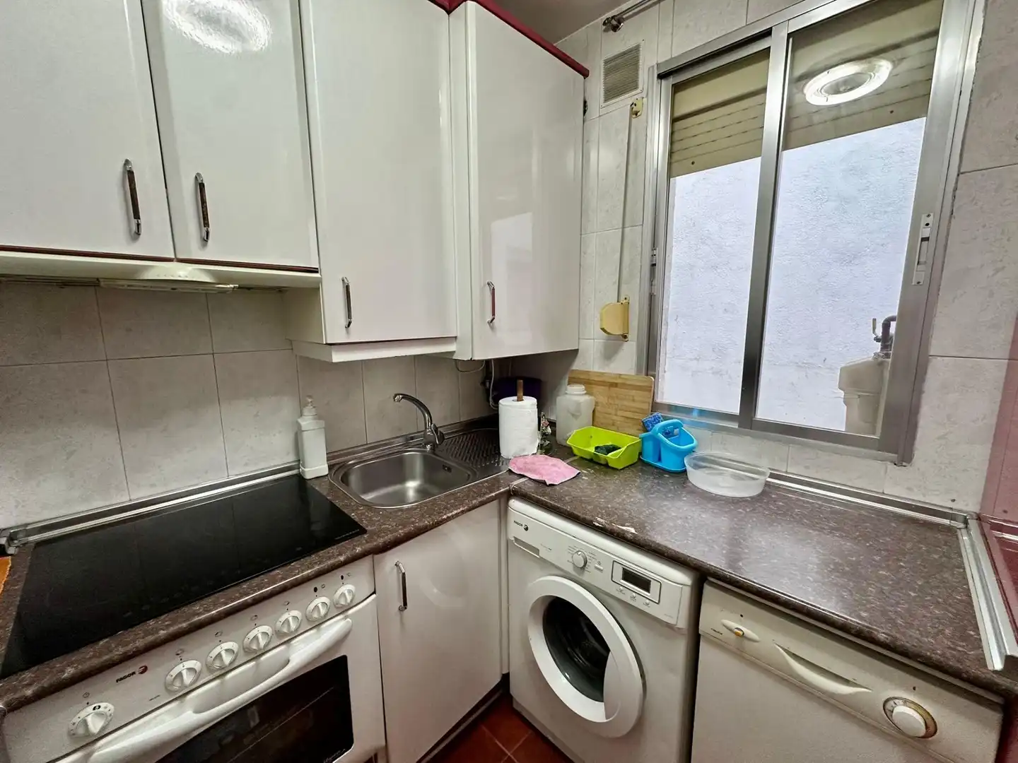 Kitchen of Flat for sale in Madrid  with Heating, Parquet flooring and Balcony