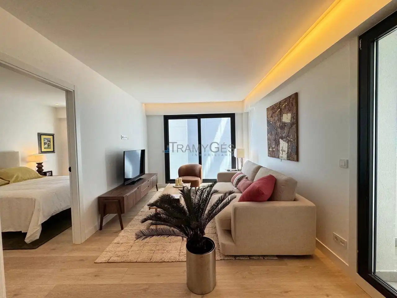 Sala de estar de Piso en venta en Vigo  con Calefacción y Terraza
