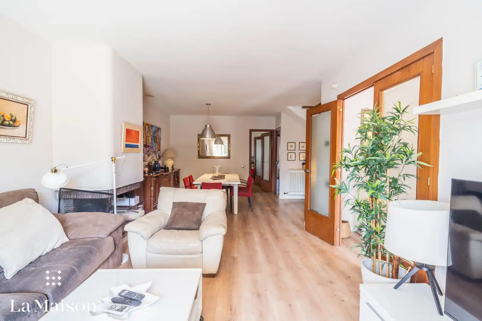 Sala de estar de Casa o chalet en venta en Premià de Mar con Calefacción, Jardín privado y Parquet