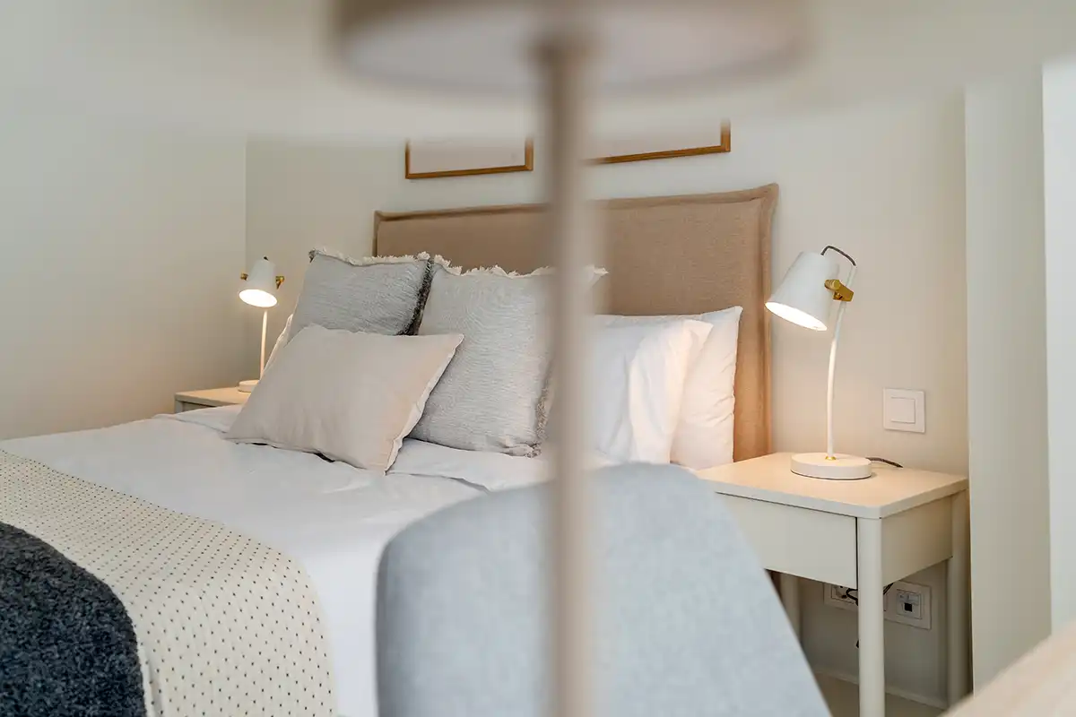 Schlafzimmer von Wohnung zur Miete in Madrid mit Klimaanlage, Heizung und Abstellraum