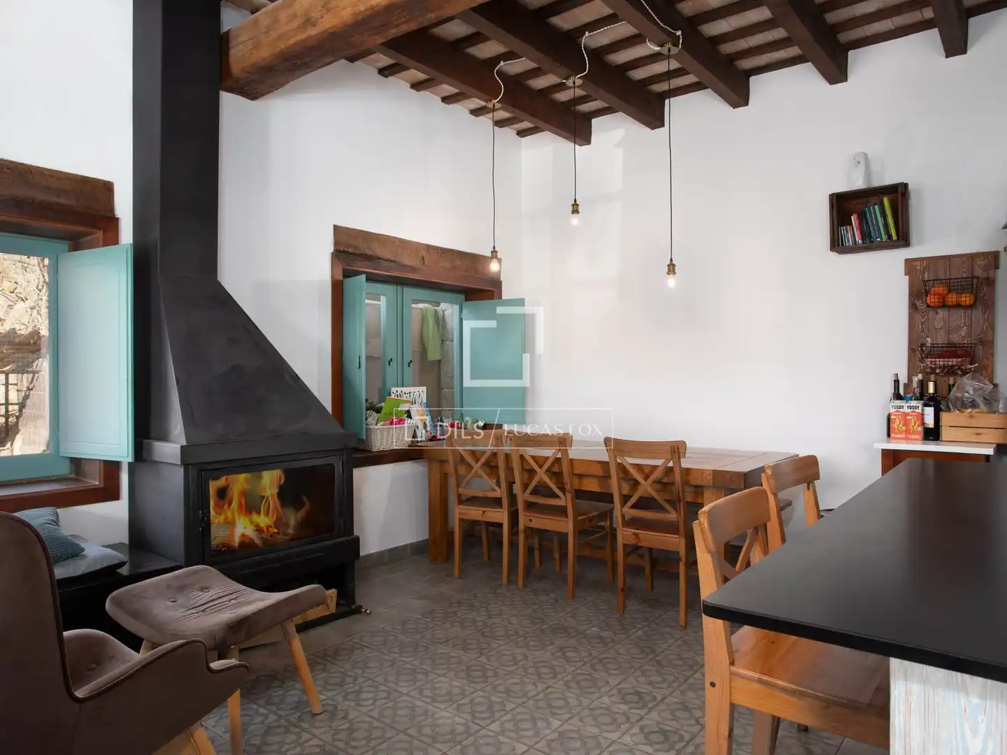 Dining room of Country homes for sale in Banyoles  with Heating, Private garden and Terrace