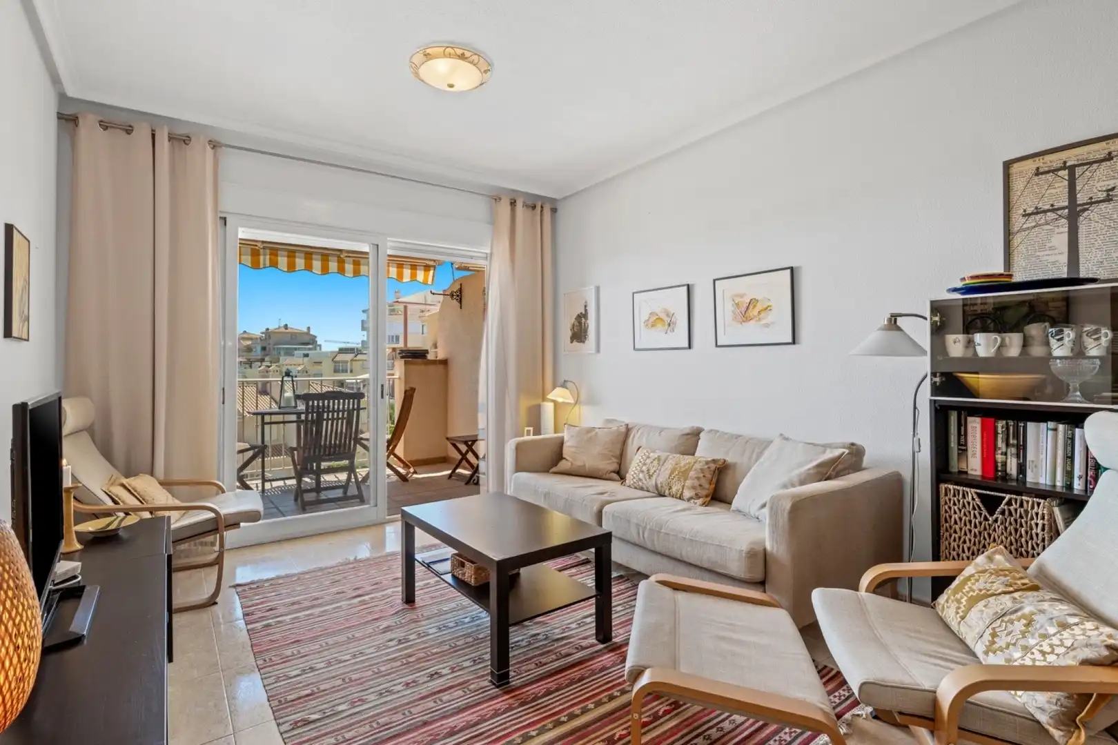 Living room of Flat for sale in Orihuela  with Air Conditioner, Heating and Terrace