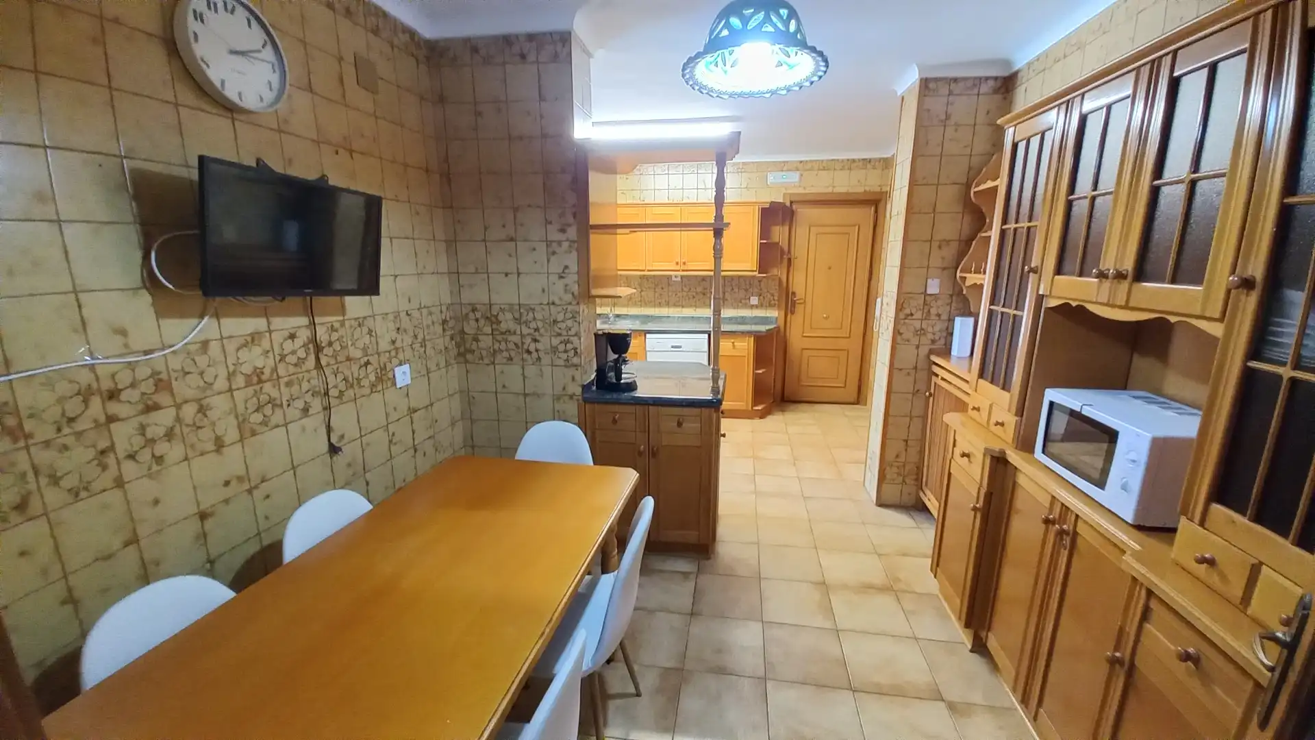 Kitchen of Flat for rent in Albacete  with Air Conditioner, Heating and Furnished