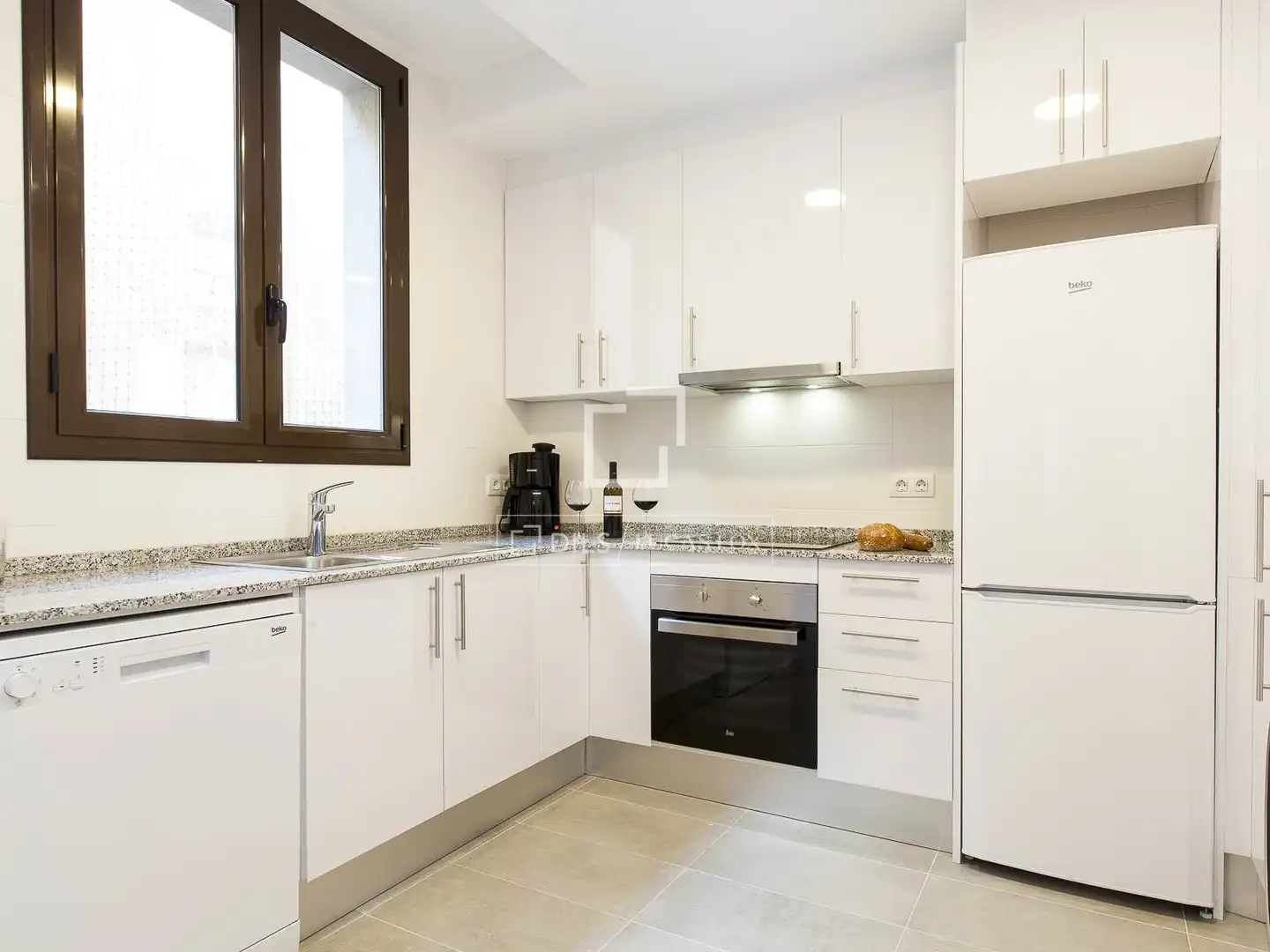 Cocina de Piso en venta en Barcelona con Aire acondicionado, Amueblado y Balcón