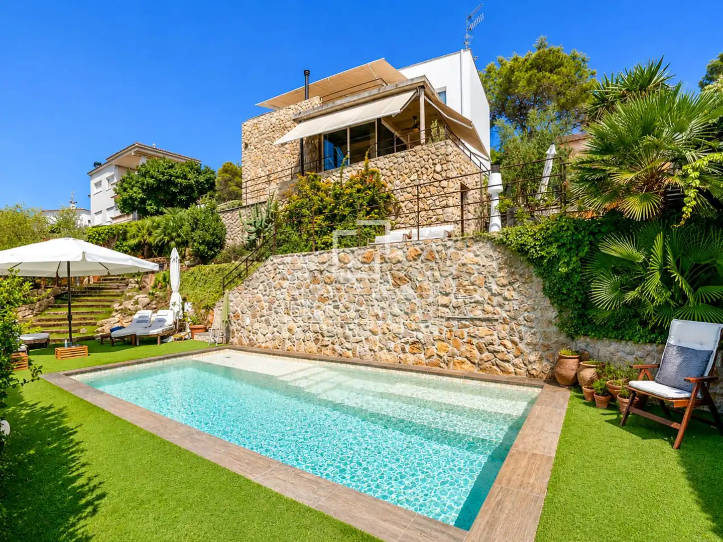 Swimming pool of Houses for sale in Olivella  with Heating, Private garden and Terrace