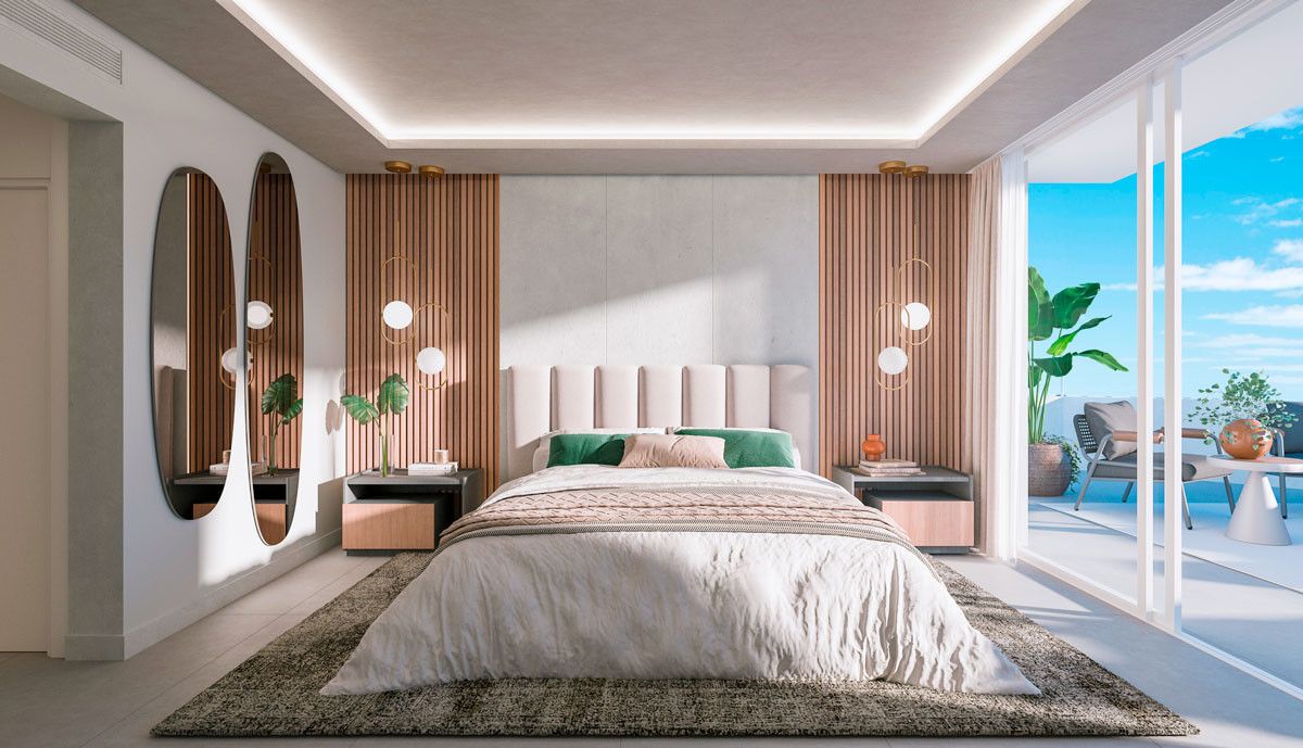 Bedroom of Flat for sale in Fuengirola  with Air Conditioner, Terrace and Storage room