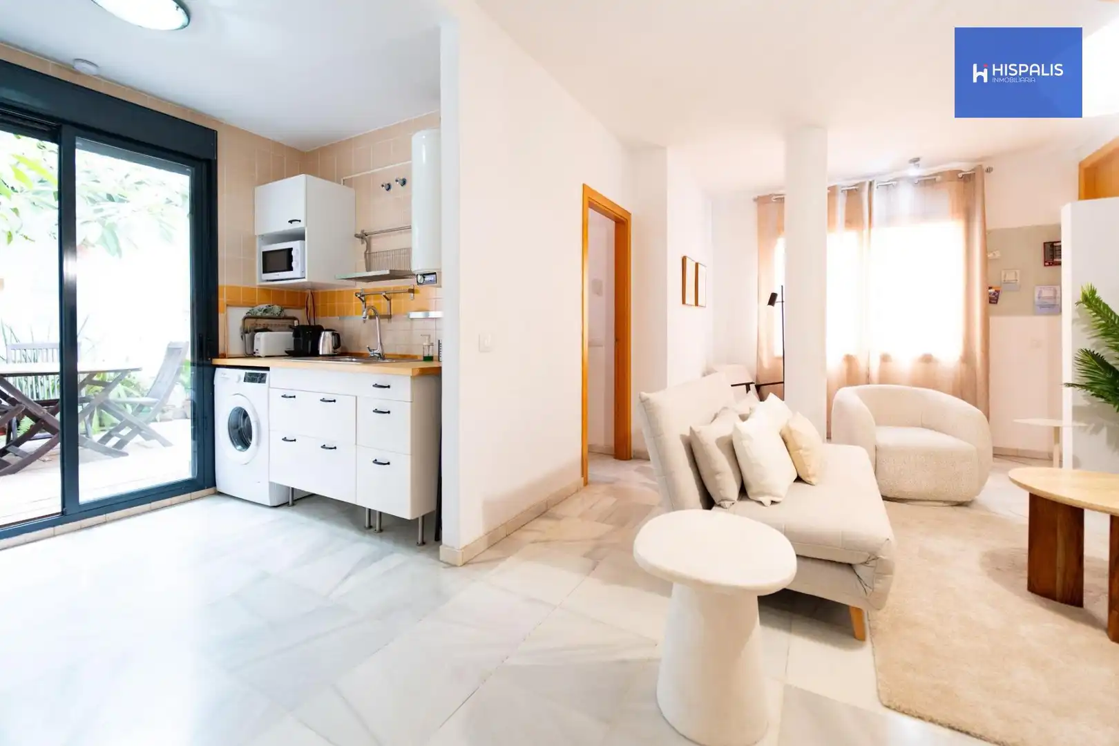 Sala de estar de Piso de alquiler en Sevilla con Calefacción y Amueblado