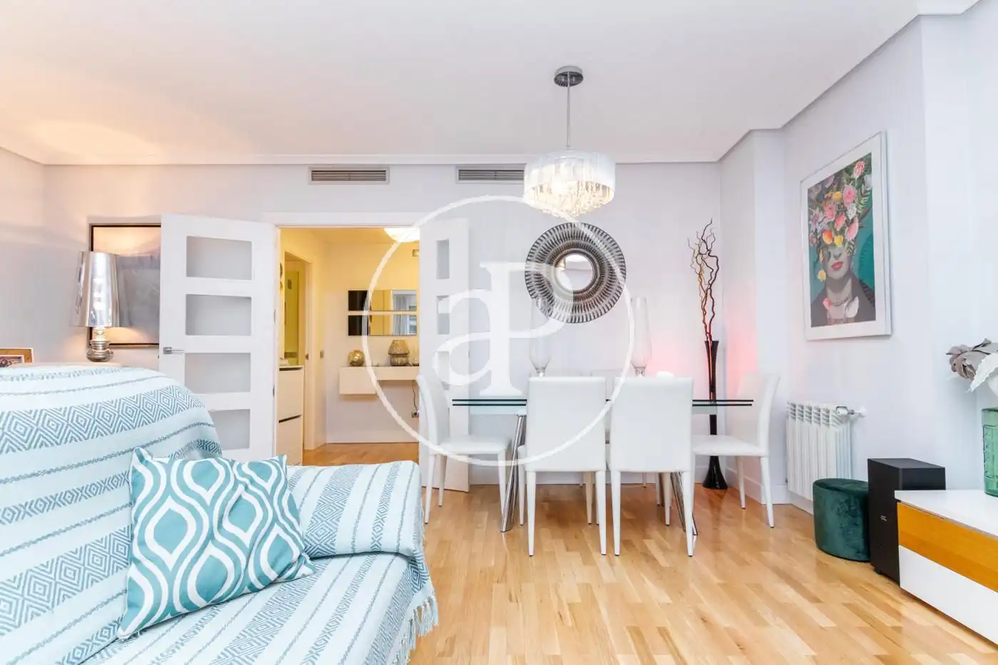 Esszimmer von Wohnung zur Miete in Pozuelo de Alarcón mit Klimaanlage, Heizung und Privatgarten