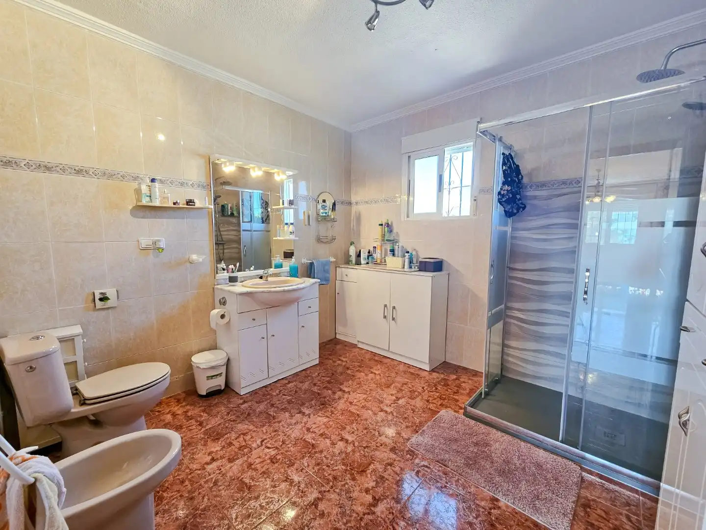 Baño de Finca rústica en venta en Algorfa con Aire acondicionado, Calefacción y Terraza