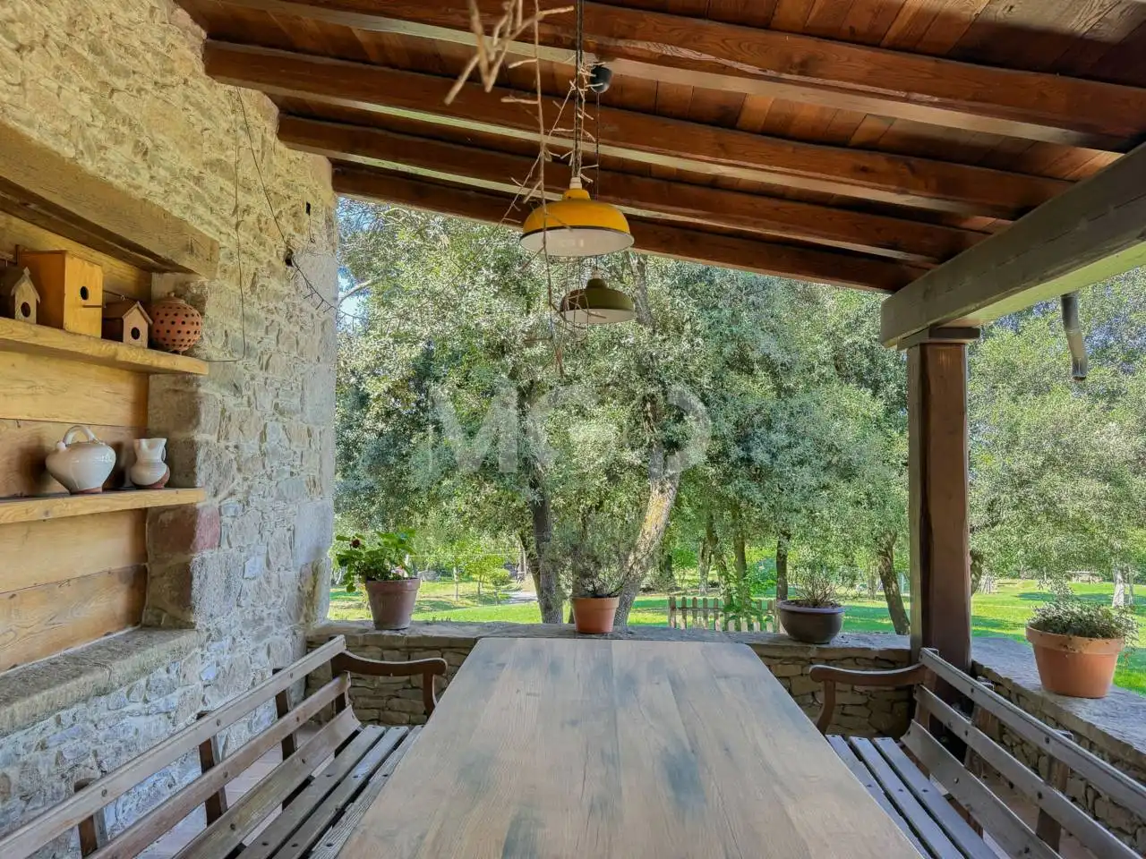 Terrasse von Country house zum Verkauf in Sant Julià de Vilatorta mit Heizung, Privatgarten und Terrasse