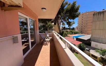 Terrasse von Wohnung zum verkauf in Benalmádena mit Klimaanlage, Terrasse und Schwimmbad