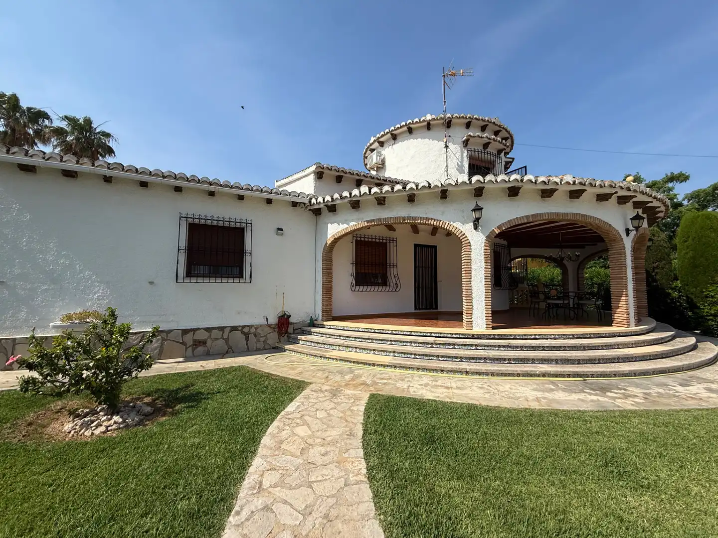 Exterior view of Houses for rent in Dénia  with Air Conditioner, Heating and Private garden