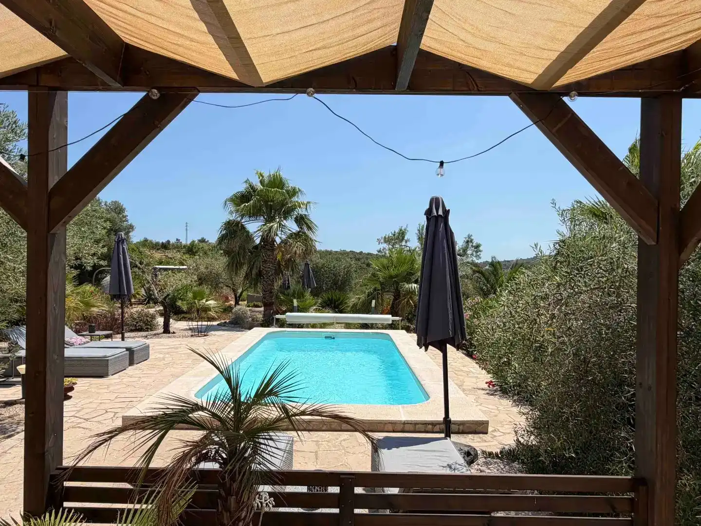 Piscina de Finca rústica en venda en Traiguera amb Jardí privat, Piscina i Moblat