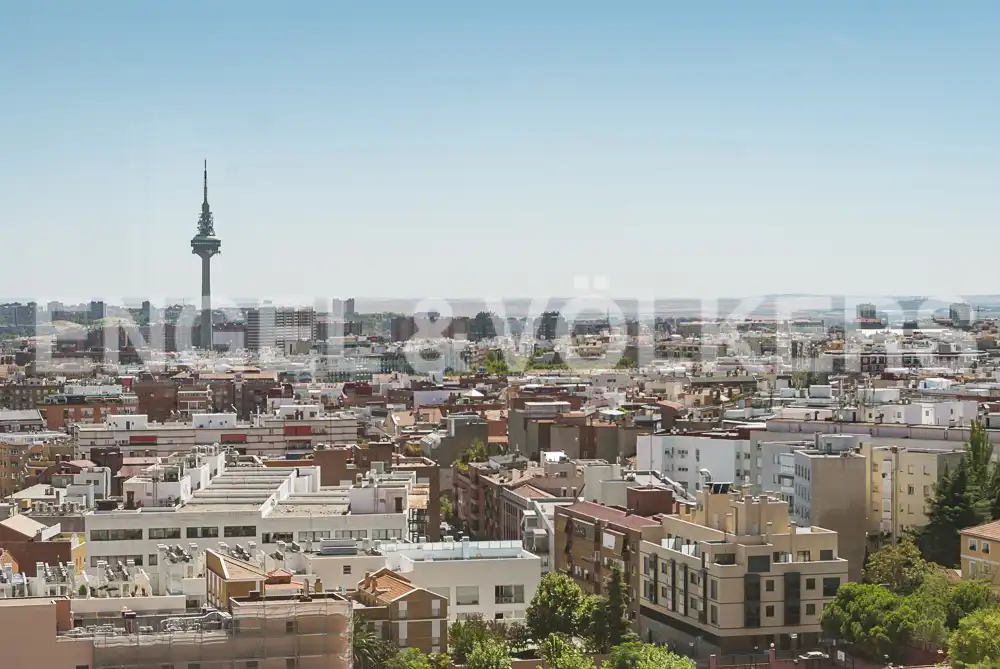 Außenansicht von Wohnung zur Miete in Madrid mit Heizung, Möbliert und Balkon