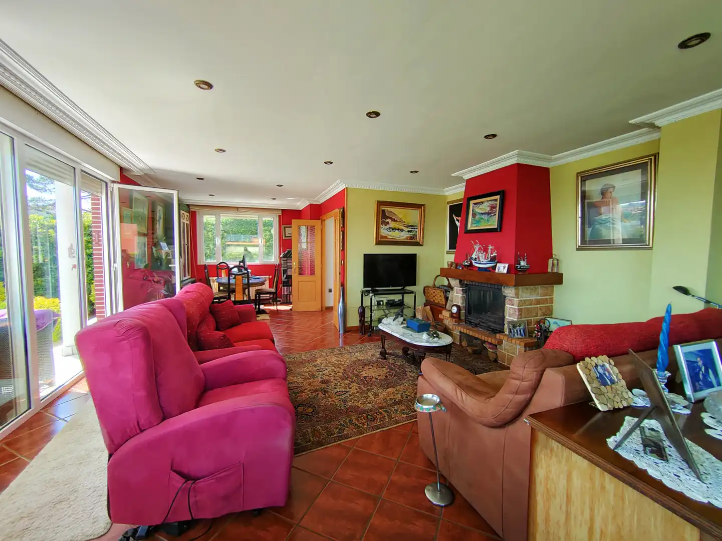 Sala de estar de Casa o chalet en venta en Piélagos con Calefacción, Jardín privado y Parquet