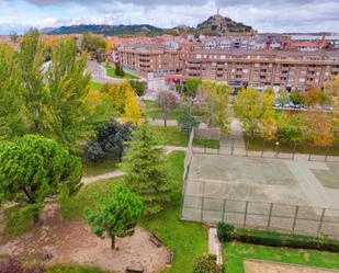 Vista exterior de Pis de lloguer en Palencia Capital amb Calefacció, Parquet i Moblat