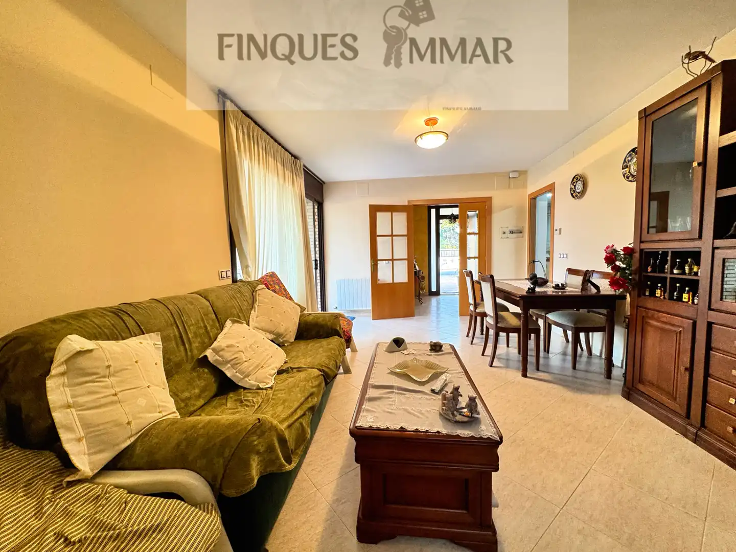 Sala de estar de Casa o chalet en venta en Sils con Calefacción, Jardín privado y Terraza