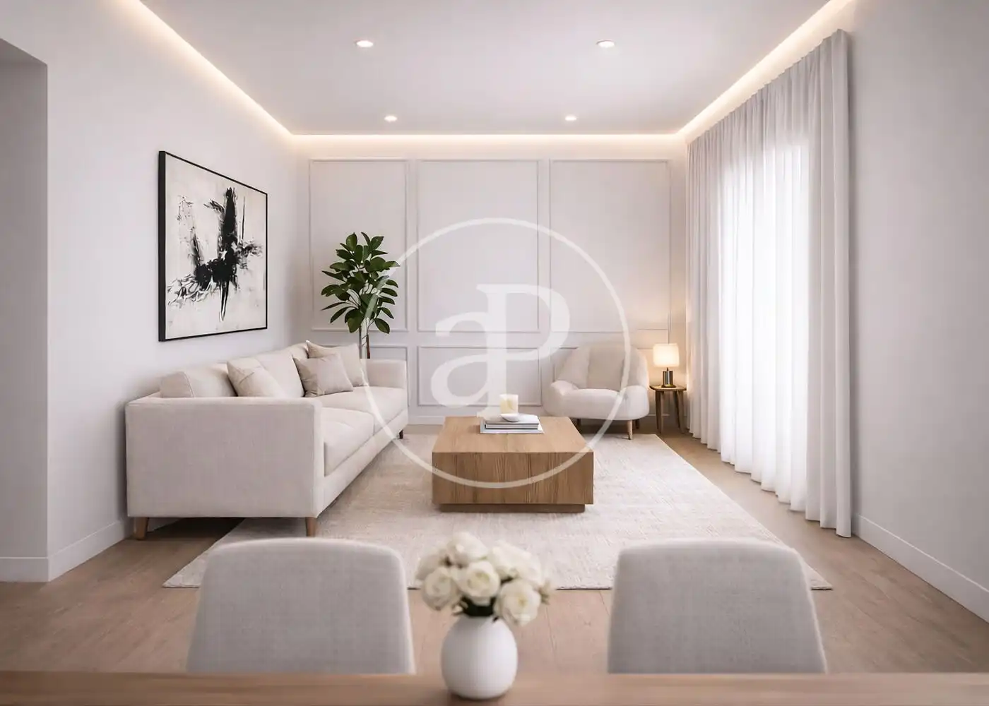 Living room of Flat for sale in Madrid  with Air Conditioner, Heating and Terrace
