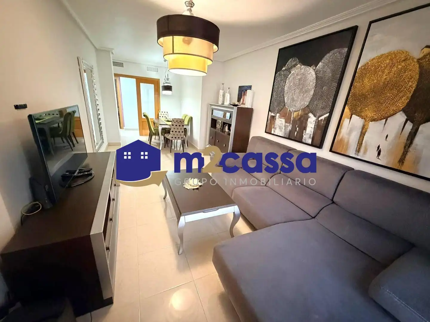 Living room of Flat for sale in Lorca  with Air Conditioner and Storage room