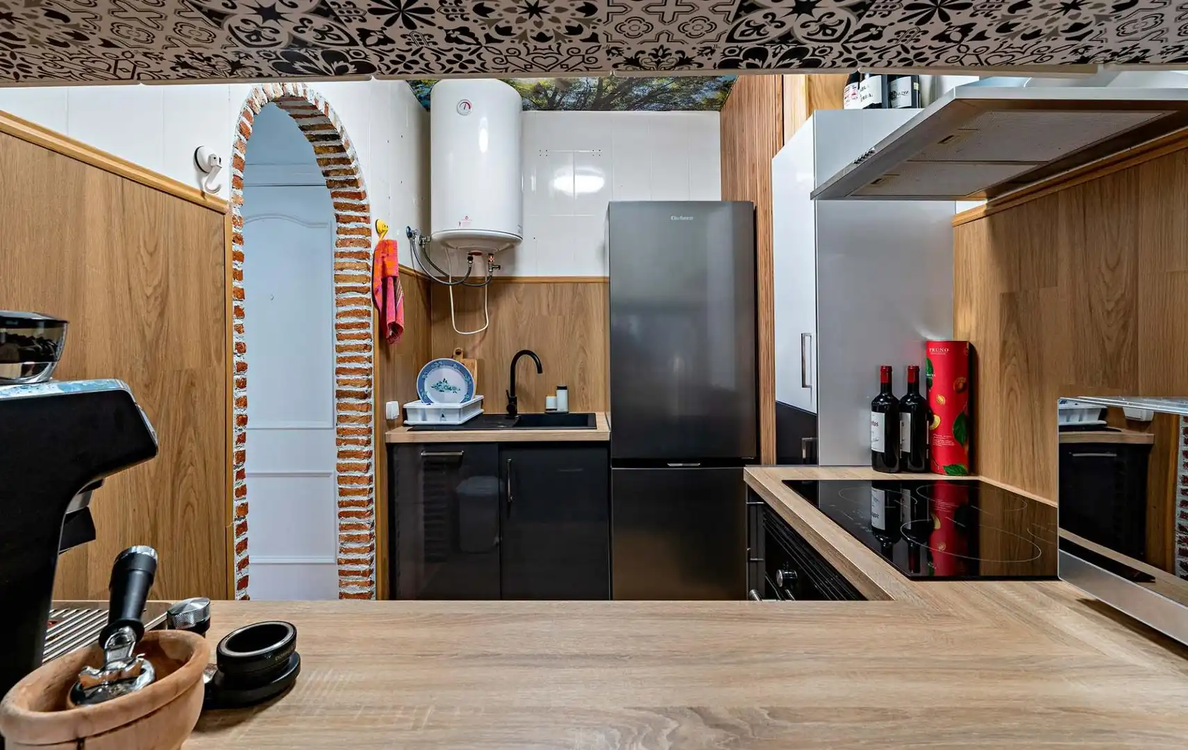 Küche von Wohnung zum Verkauf in El Ejido mit Klimaanlage, Parkett und Terrasse