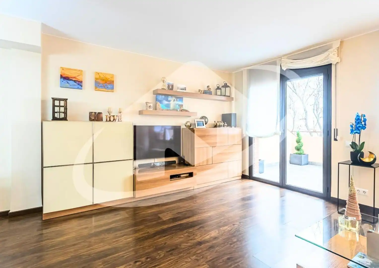 Sala de estar de Casa o chalet en venta en Castellar del Vallès con Parquet, Terraza y Balcón