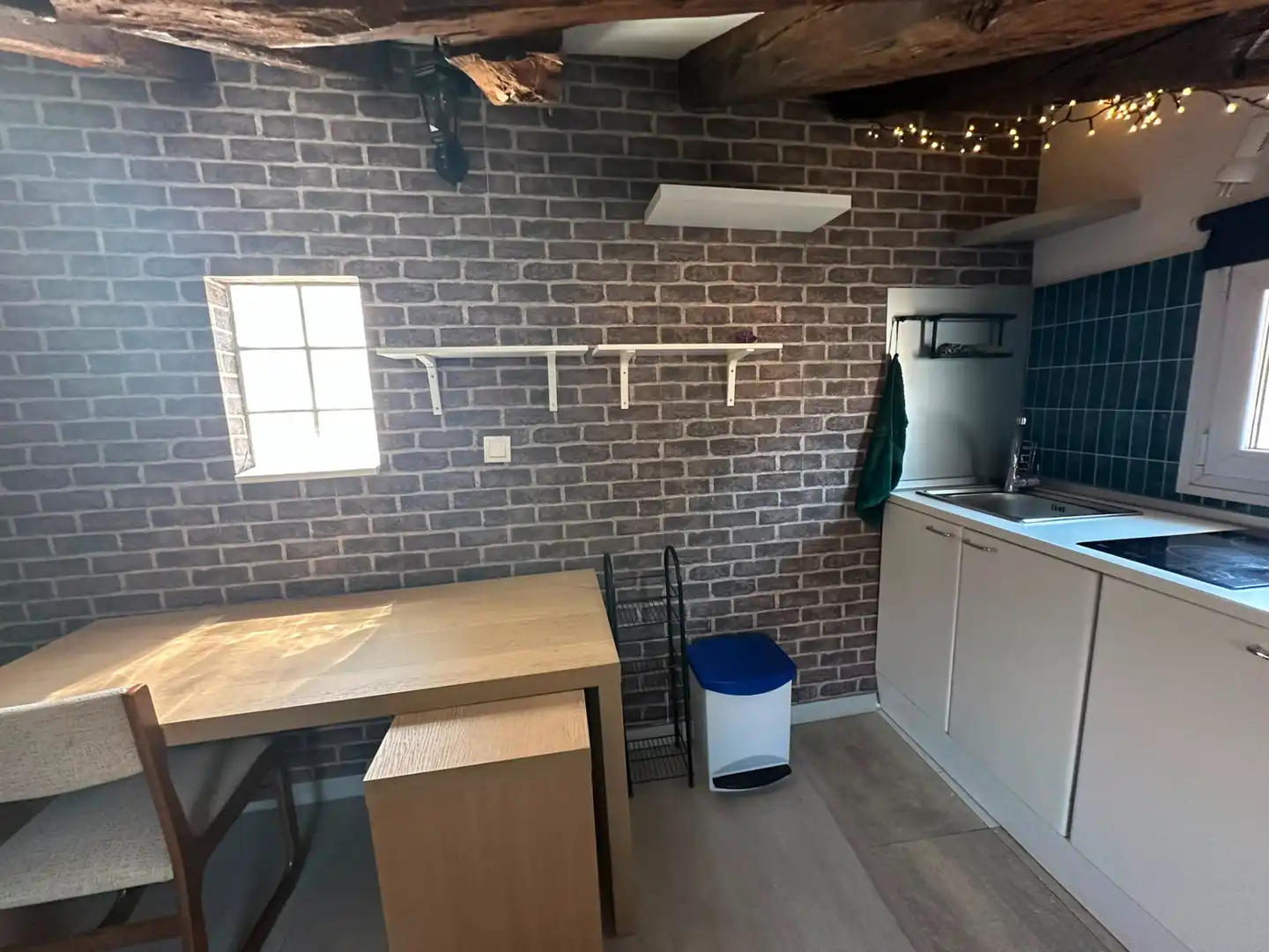 Küche von Wohnung zum Verkauf in Madrid mit Klimaanlage, Möbliert und Ofen