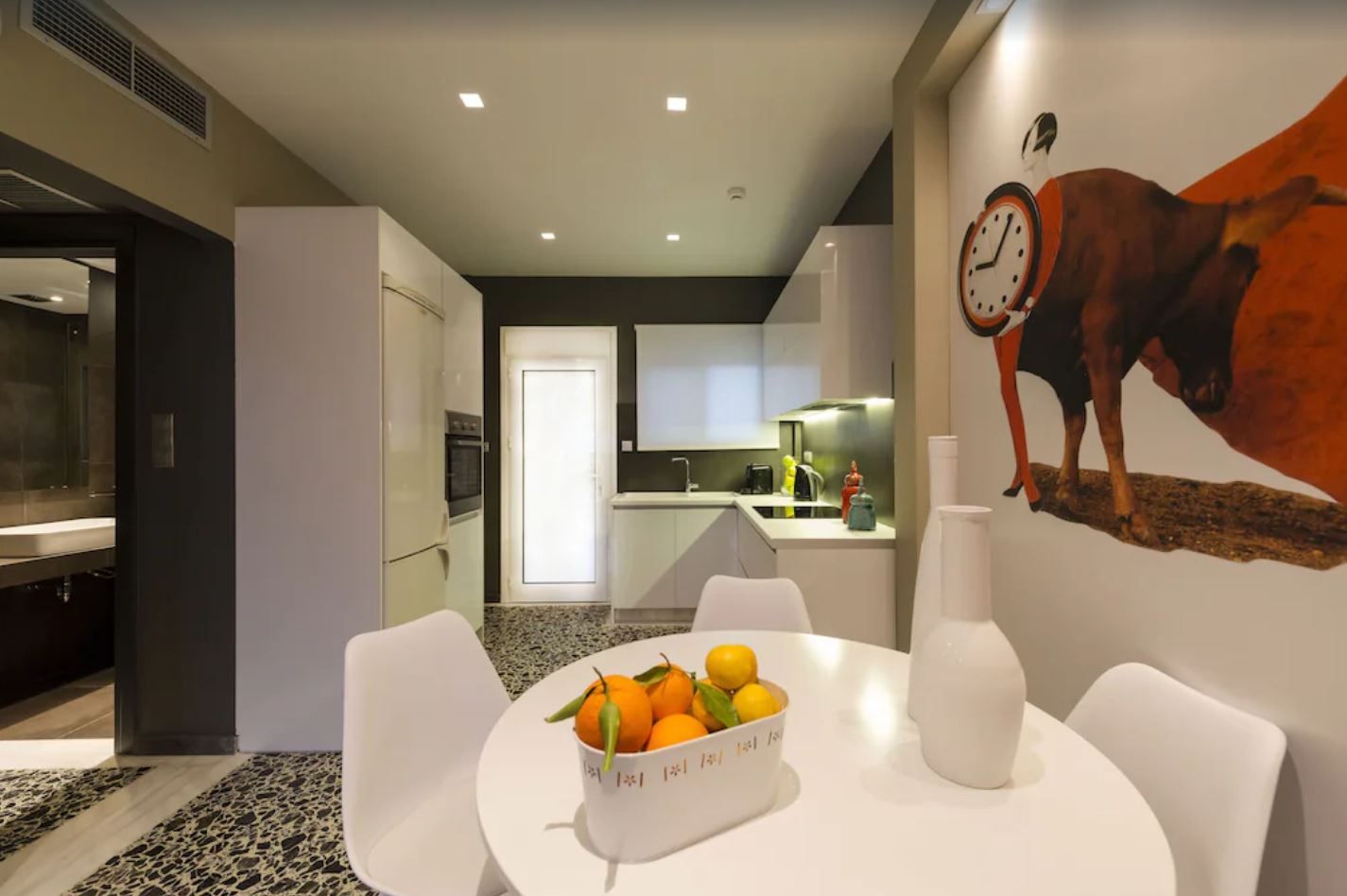 Kitchen of Flat to rent in Bilbao   with Air Conditioner, Furnished and Pets allowed