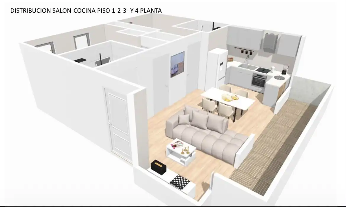 Wohnung zum Verkauf in Cambrils mit Klimaanlage, Heizung und Privatgarten