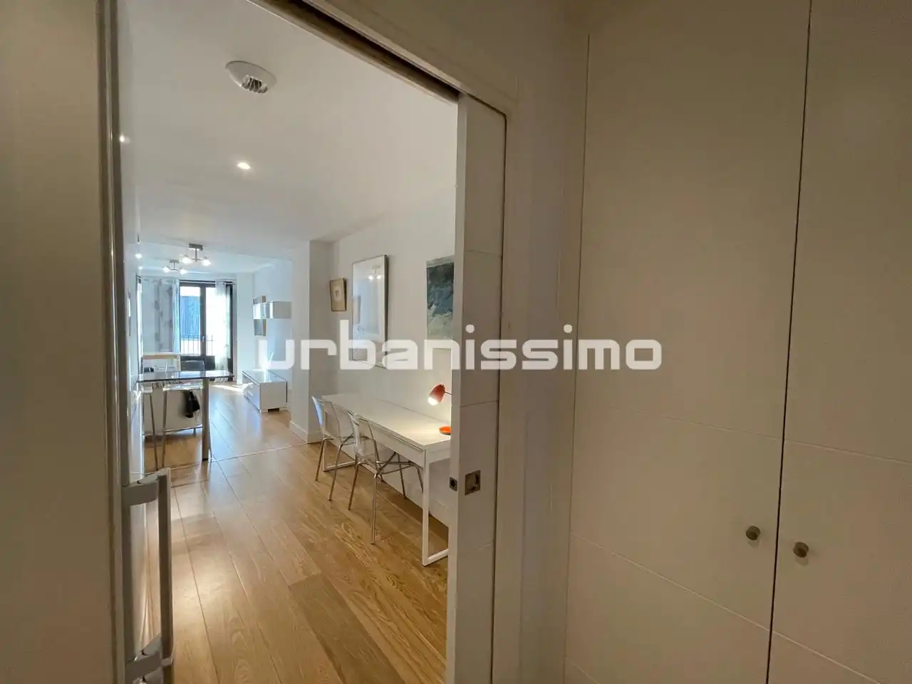 Vista exterior de Apartamento de alquiler en Madrid con Aire acondicionado, Calefacción y Amueblado