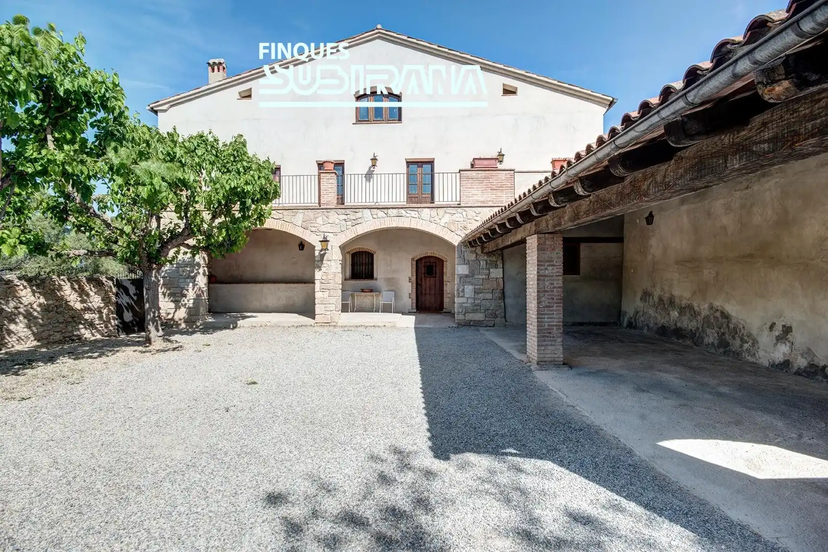 Vista exterior de Finca rústica en venta en Igualada con Calefacción, Jardín privado y Terraza