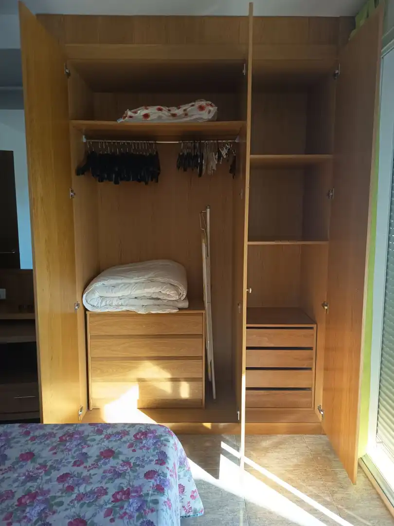 Schlafzimmer von Wohnungen zur Miete in Alcanar mit Klimaanlage, Heizung und Terrasse