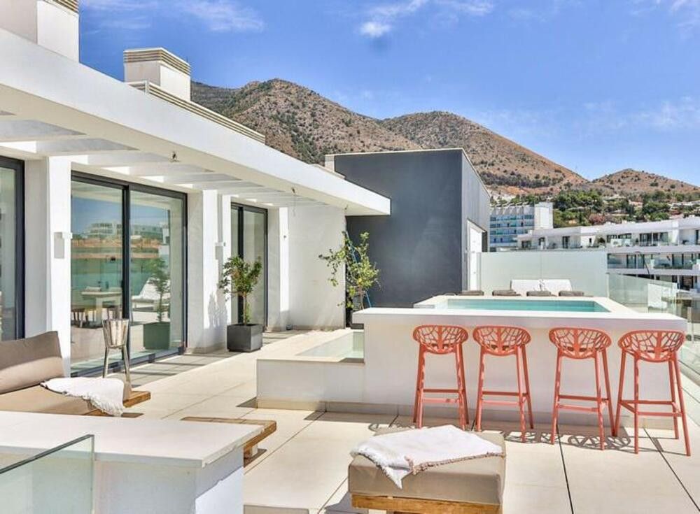 Terraza de Ático de alquiler en Fuengirola con Aire acondicionado, Terraza y Trastero