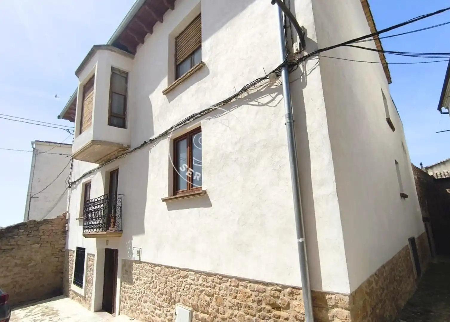 Vista exterior de Casa o chalet en venta en Aberin con Jardín privado, Terraza y Balcón