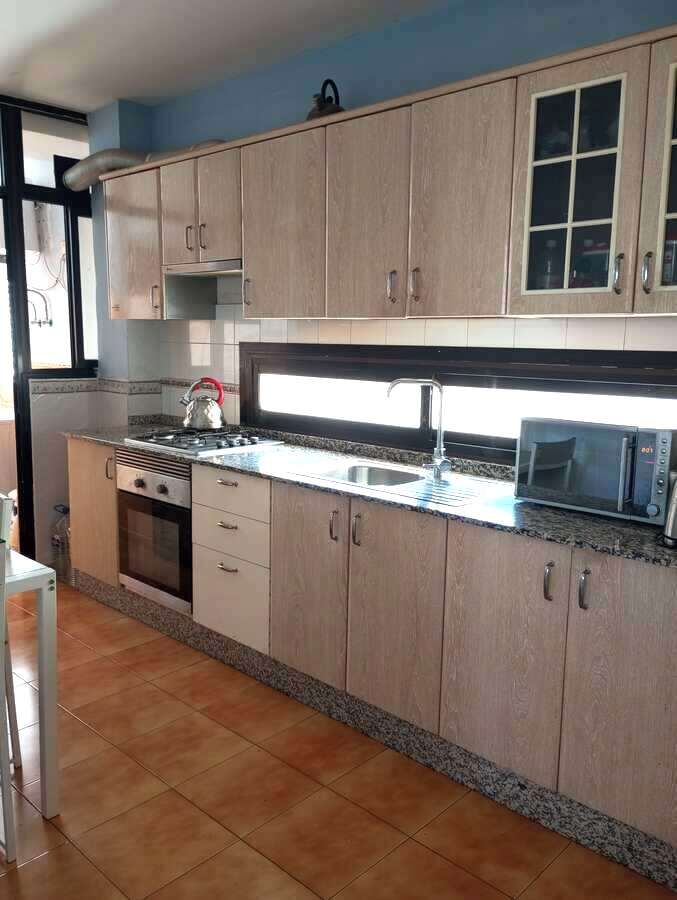 Kitchen of Flat for sale in Arrecife  with Terrace, Storage room and Furnished