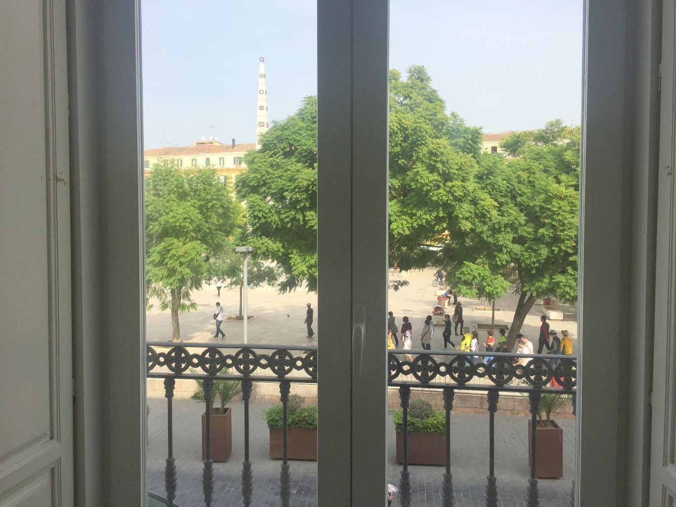 Vista exterior de Piso de alquiler en Málaga Capital con Aire acondicionado