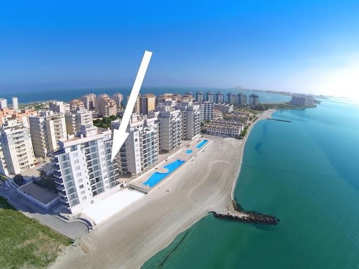 Exterior view of Apartment for sale in La Manga del Mar Menor  with Air Conditioner, Heating and Terrace