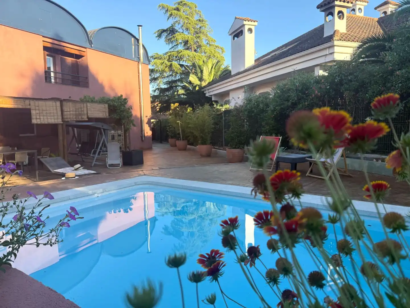 Piscina de Casa o xalet en venda en Villalbilla amb Aire condicionat, Terrassa i Piscina