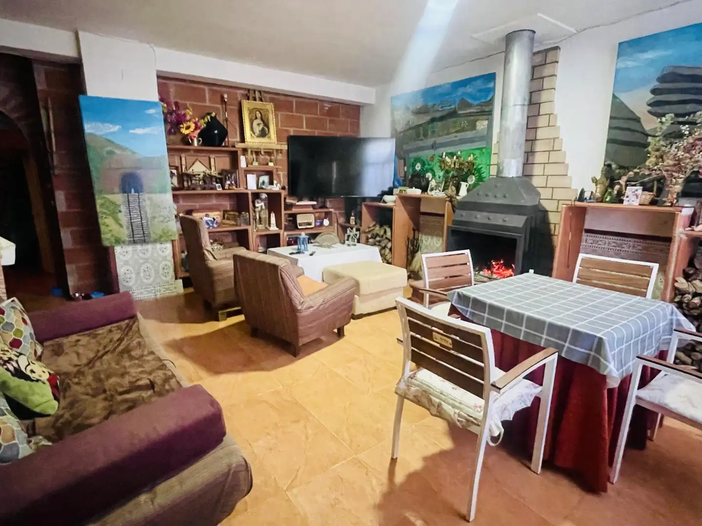 Sala de estar de Casa o chalet en venta en Antequera con Aire acondicionado, Terraza y Trastero