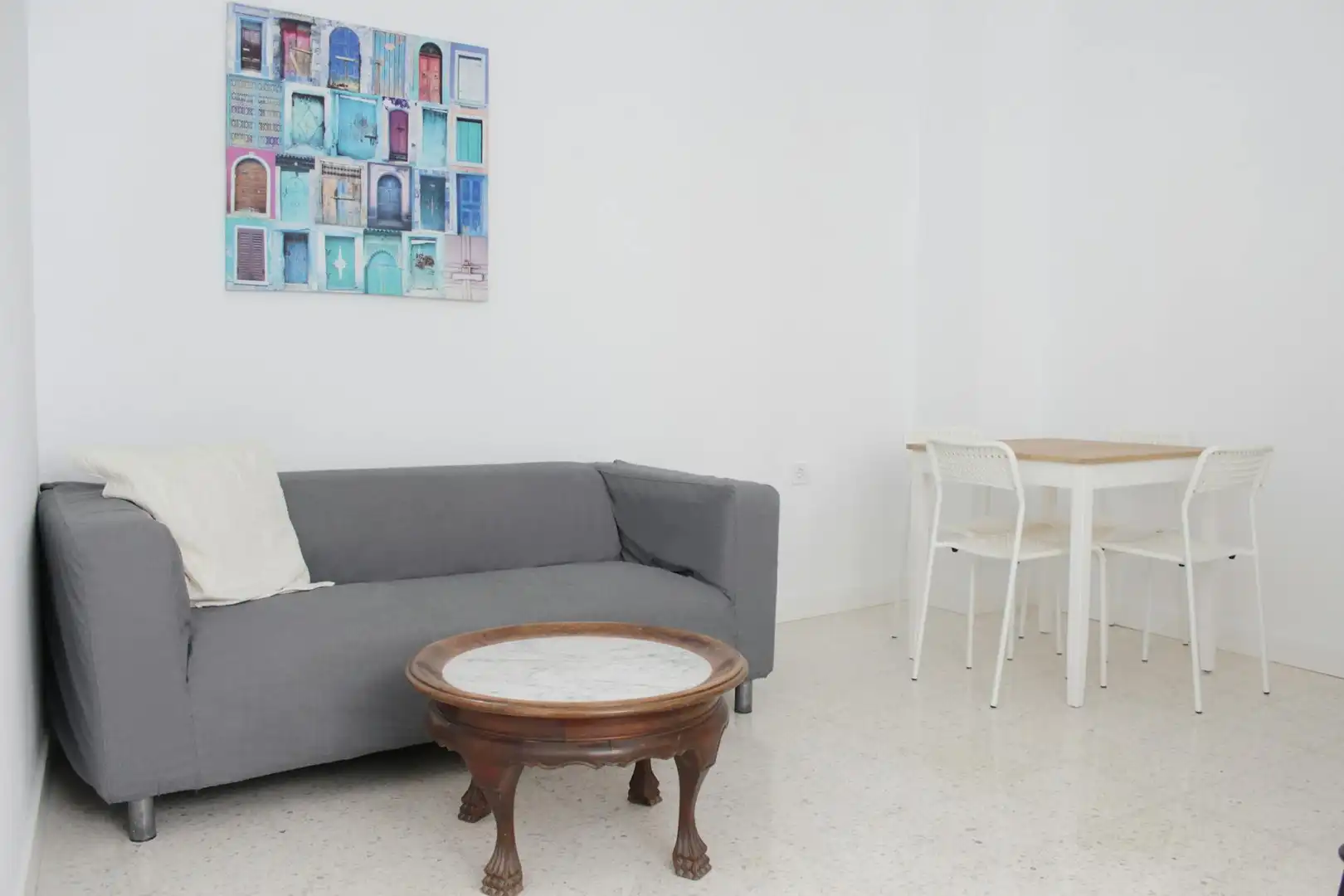 Living room of Flat for share in Sevilla  with Air Conditioner, Furnished and Washing machine